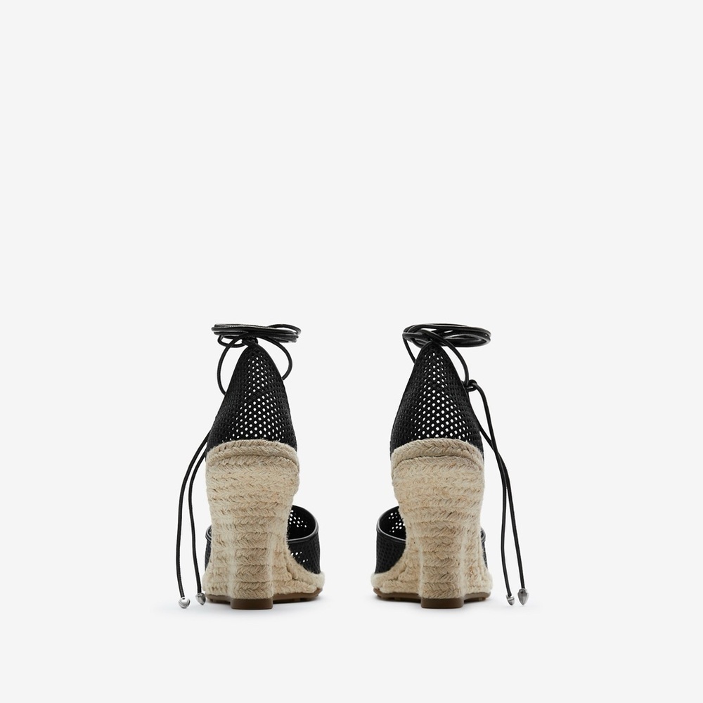 Burberry Mesh Plunge Espadrilles size womens 37 - Picture 12 of 16